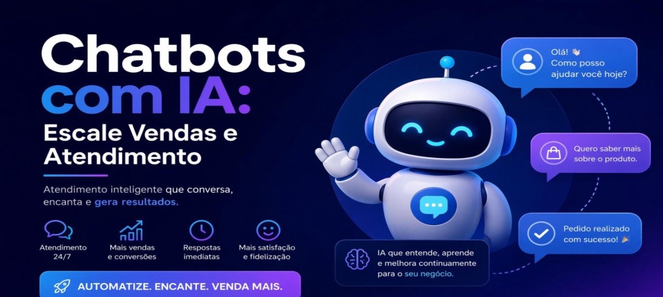 Chatbots com IA: Escale Vendas e Atendimento 2026