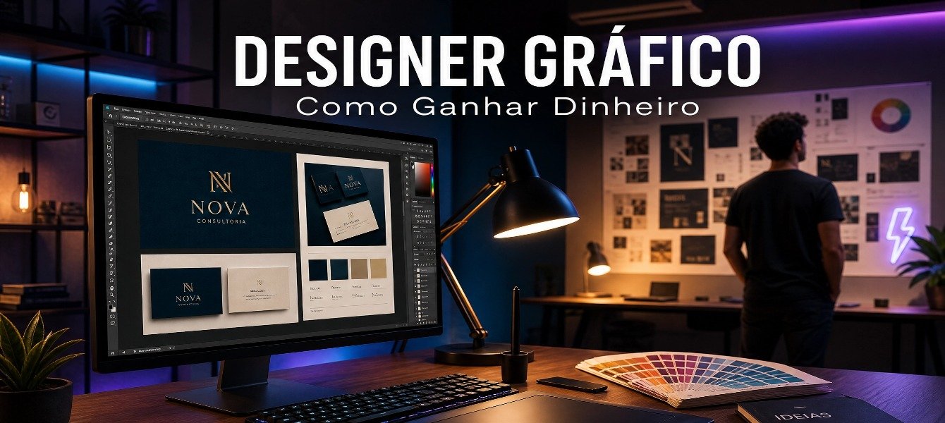 Designer Gráfico: Como Ganhar Dinheiro em 2026