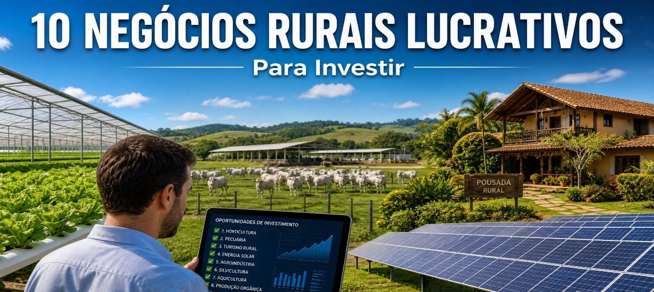 10 Negócios Rurais Lucrativos para Investir em 2026