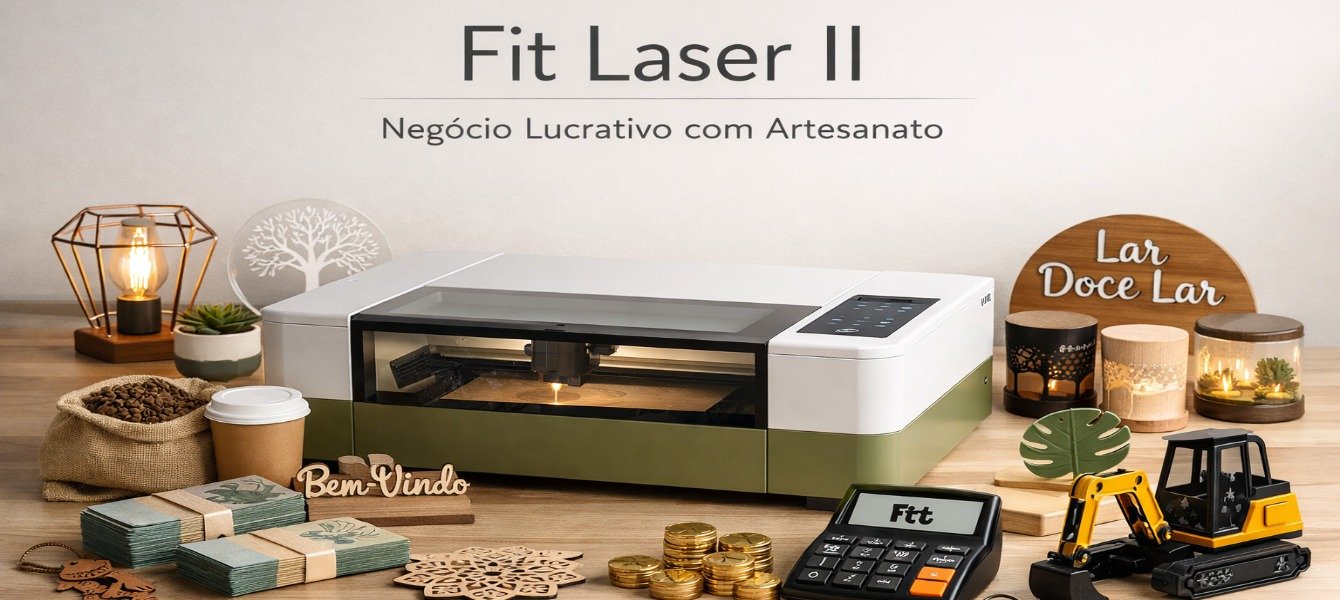 Fit Laser II: Negócio Lucrativo com Artesanato 2026