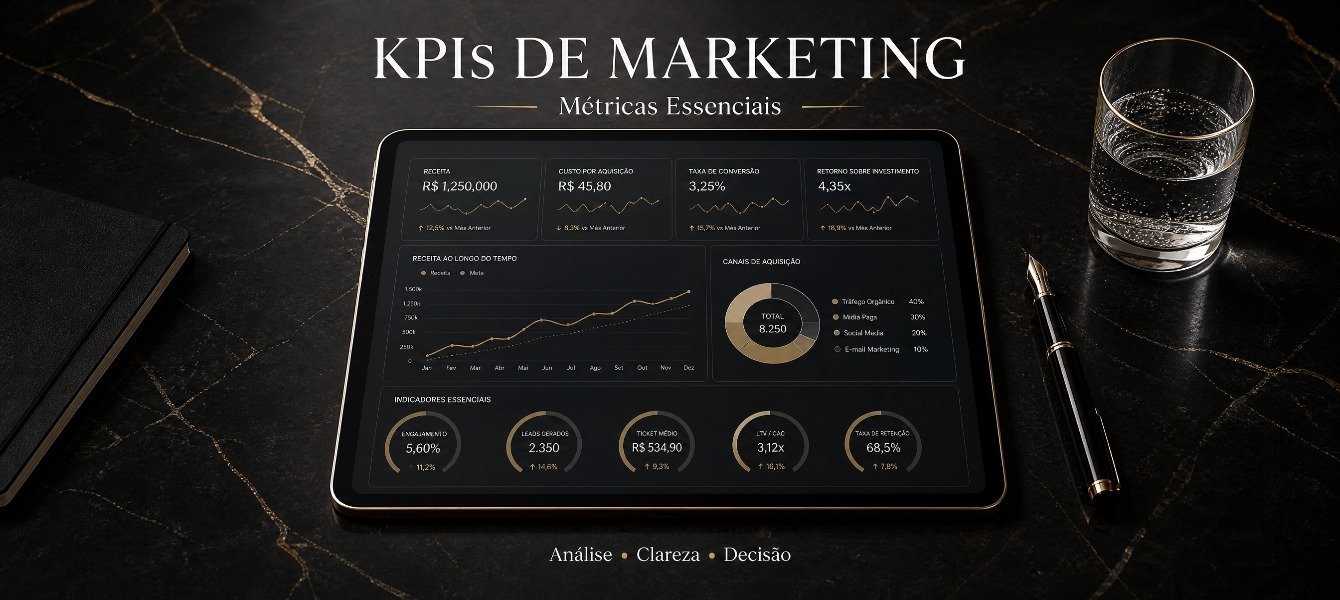KPIs de Marketing: Métricas Essenciais para 2026
