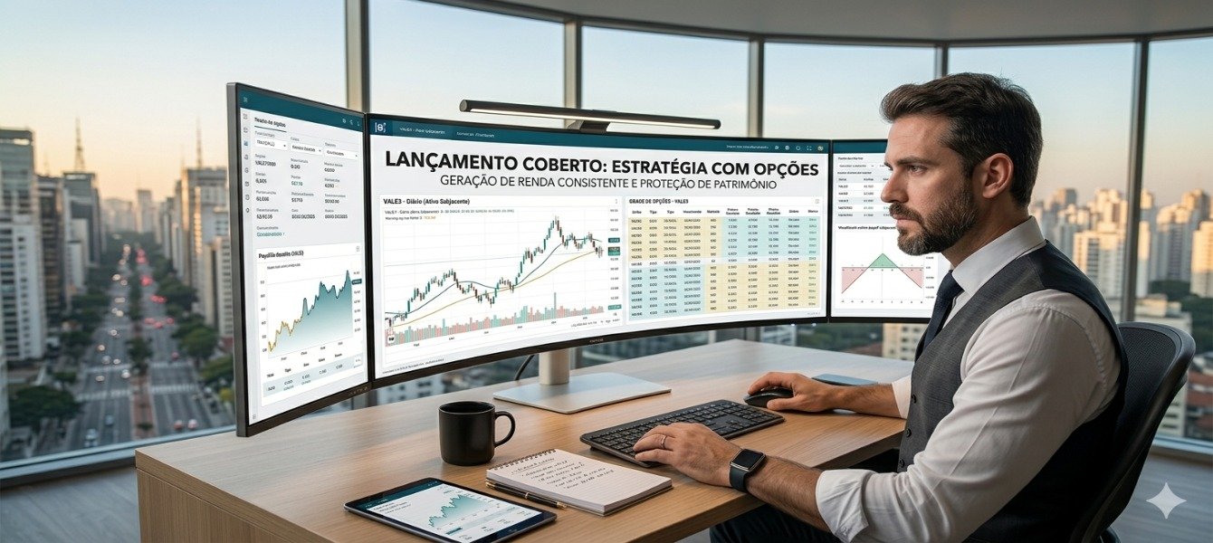 Lançamento Coberto: Estratégia com Opções 2026