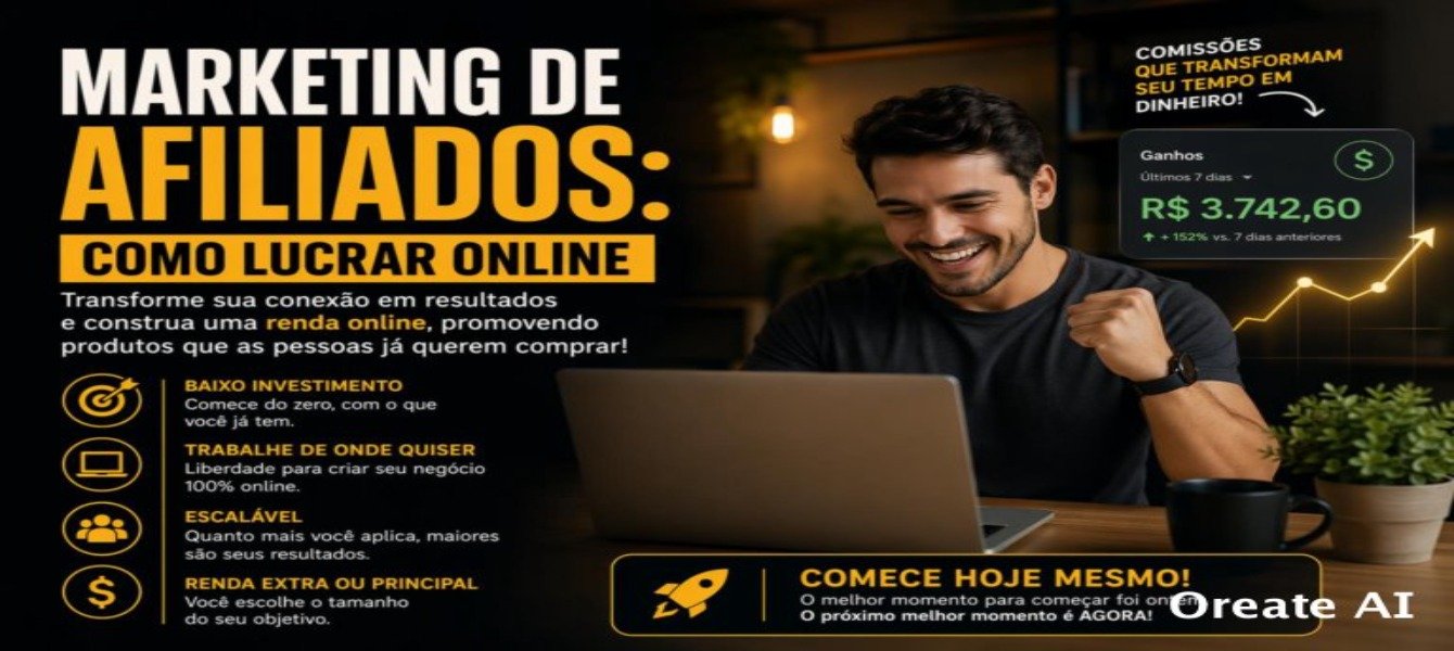 Marketing de Afiliados: Como Lucrar Online em 2026