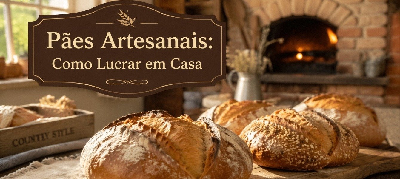 Pães Artesanais: Como Lucrar em Casa em 2026