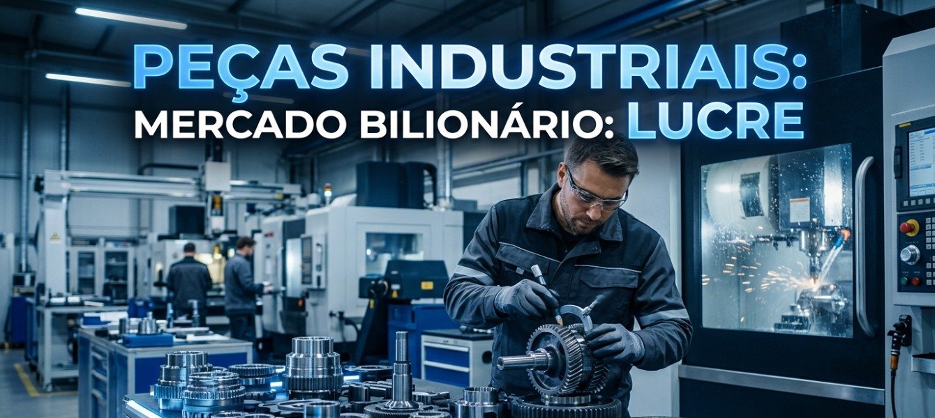 Peças Industriais: Mercado Bilionário em 2026