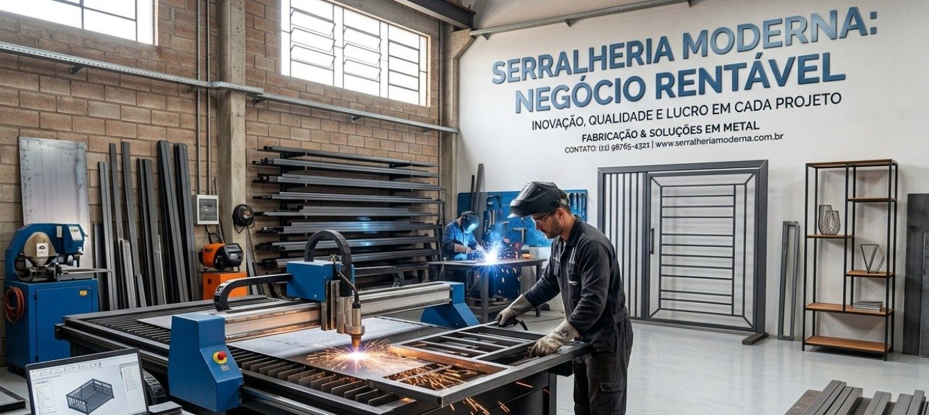Serralheria Moderna: Negócio Rentável em 2026
