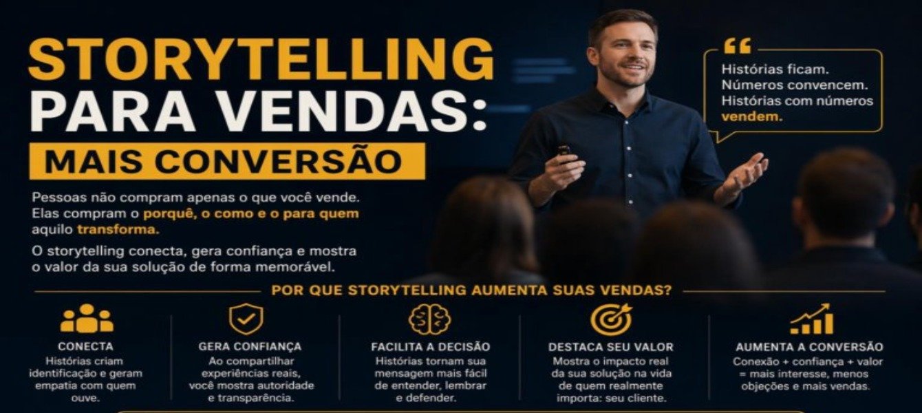 Storytelling para Vendas: Mais Conversão em 2026