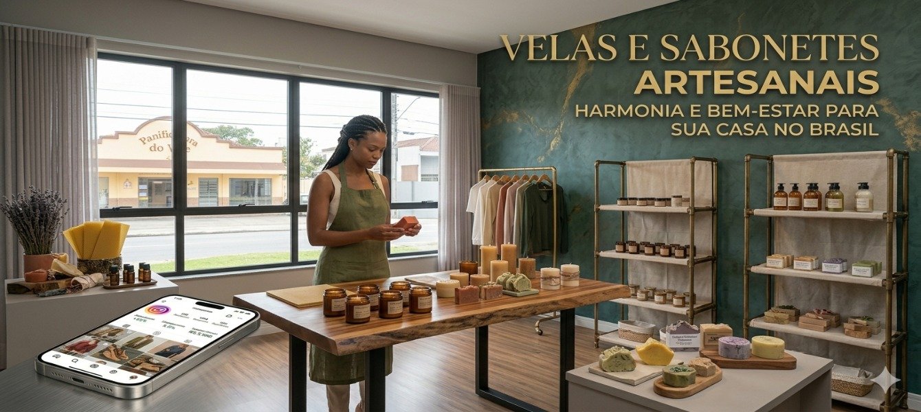 Velas e Sabonetes Artesanais: Lucre em 2026