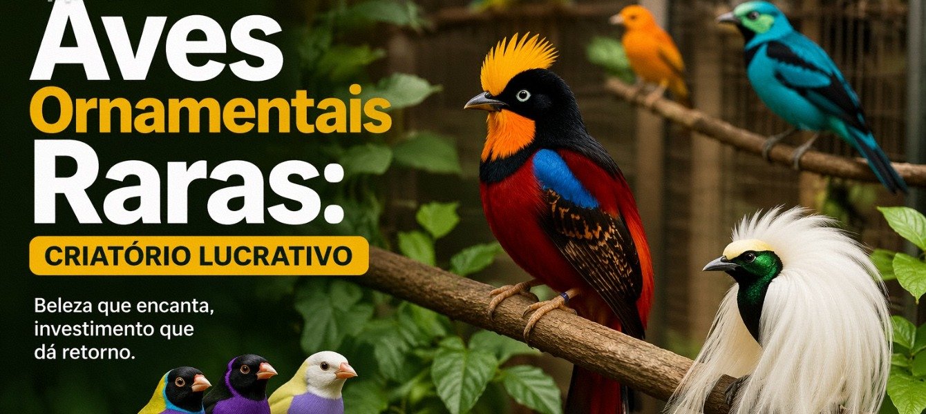 Aves Ornamentais Raras: Criatório Lucrativo em 2026