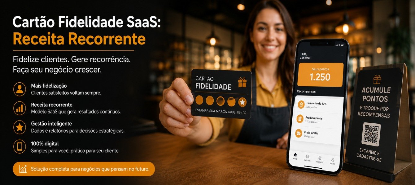 Cartão Fidelidade SaaS: Receita Recorrente em 2026