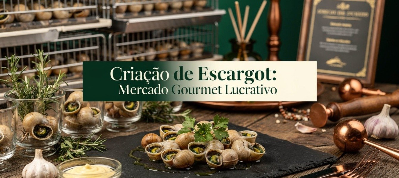 Criação de Escargot: Mercado Gourmet Lucrativo 2026