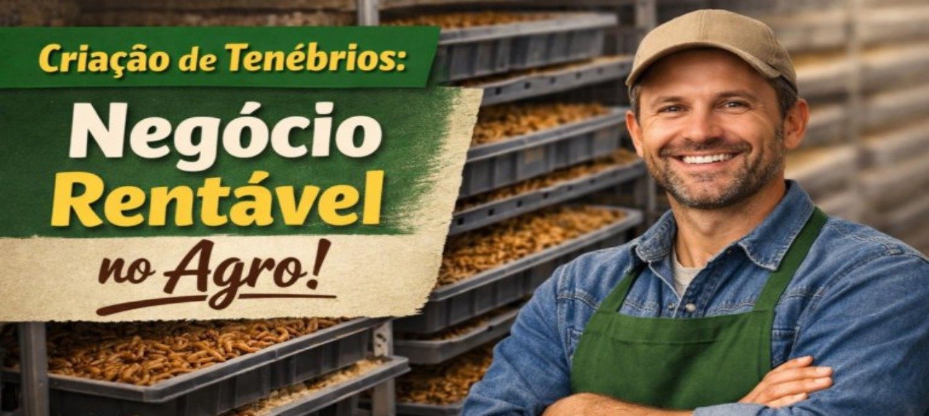 Criação de Tenébrios: Negócio Rentável no Agro 2026