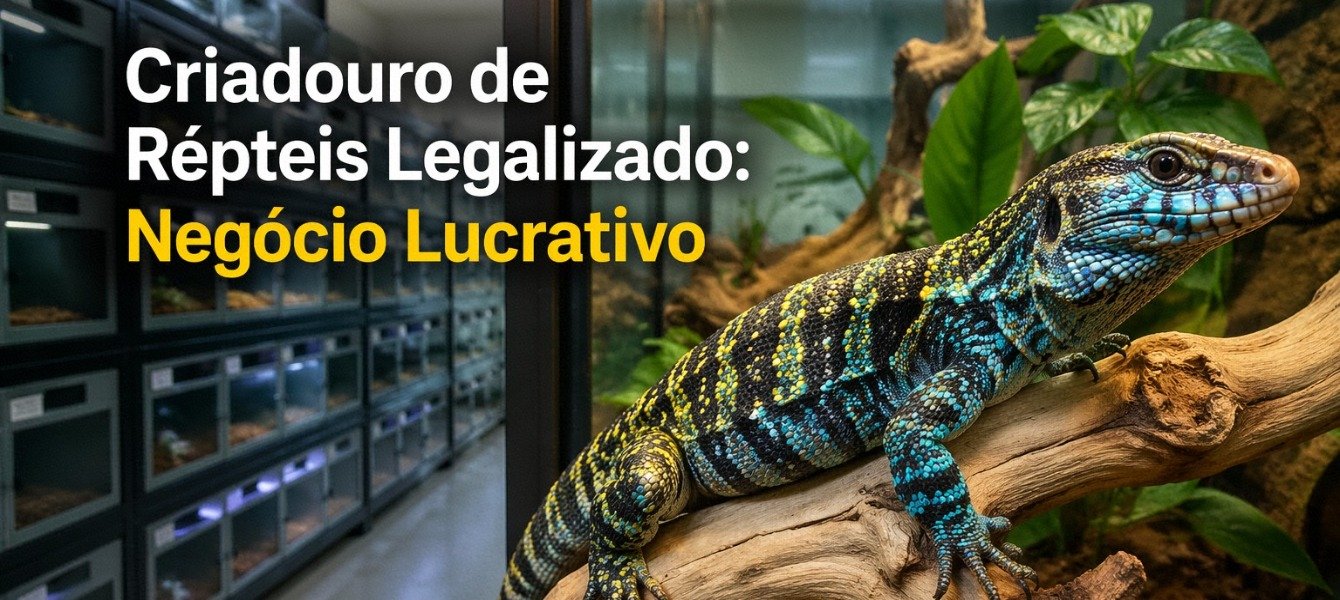 Criadouro de Répteis Legalizado: Negócio Lucrativo 2026