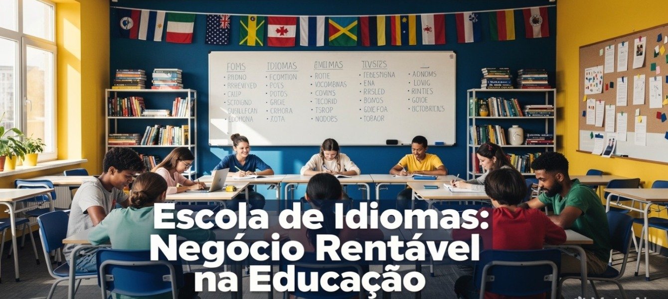 Escola de Idiomas: Negócio Rentável na Educação 2026