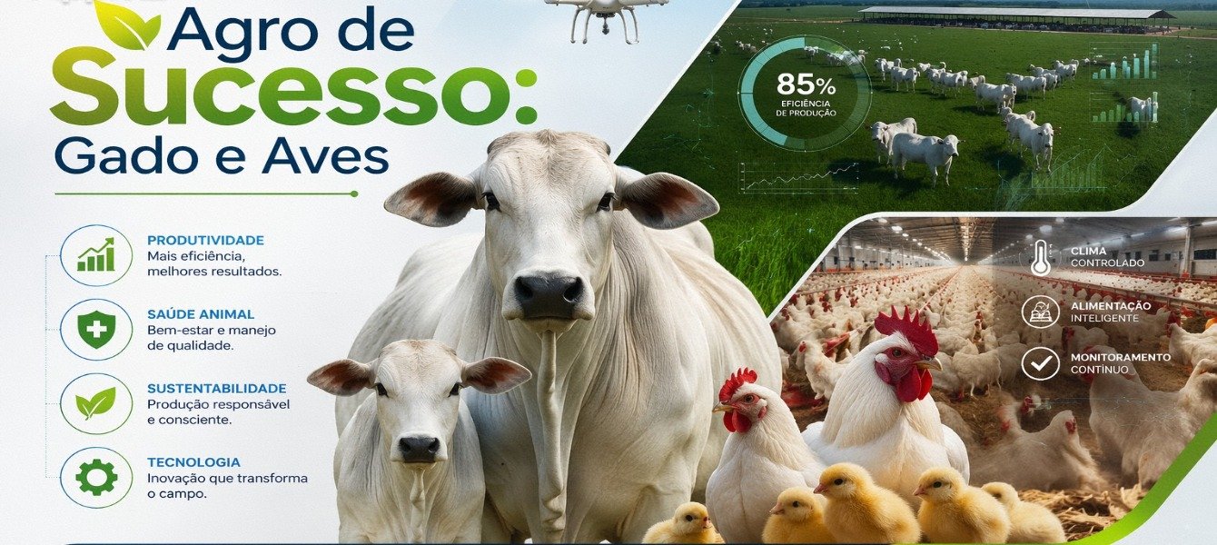 Gado e Aves: Negócio Agro Lucrativo para 2026