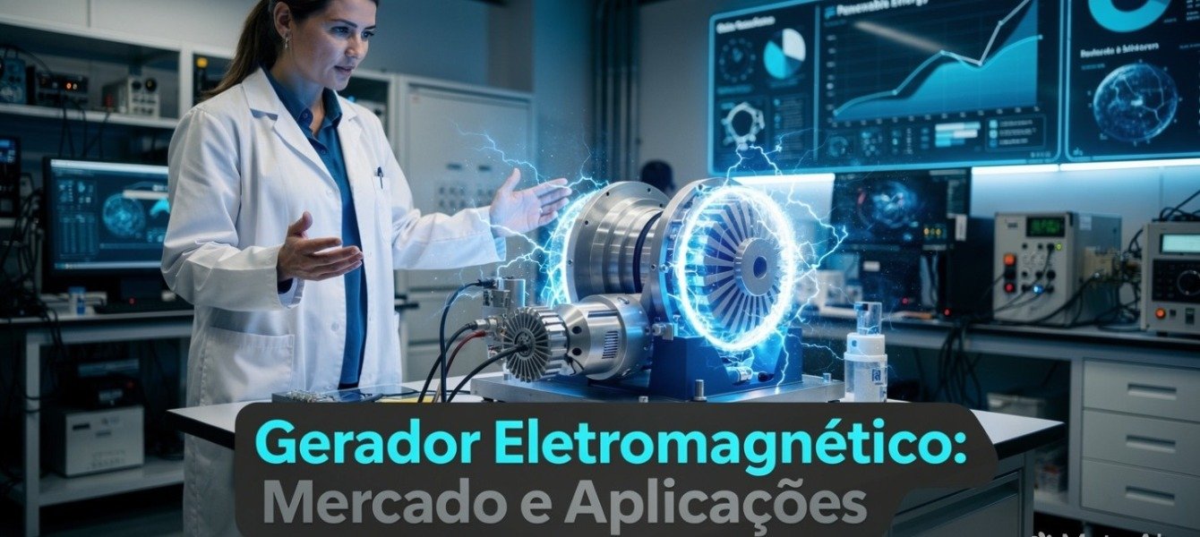 Gerador Eletromagnético: Mercado e Aplicações em 2026