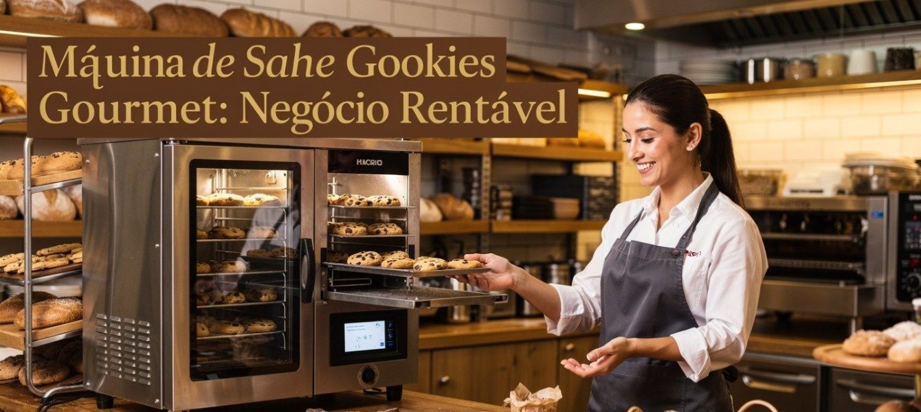 Máquina de Cookies Gourmet: Negócio Rentável em 2026