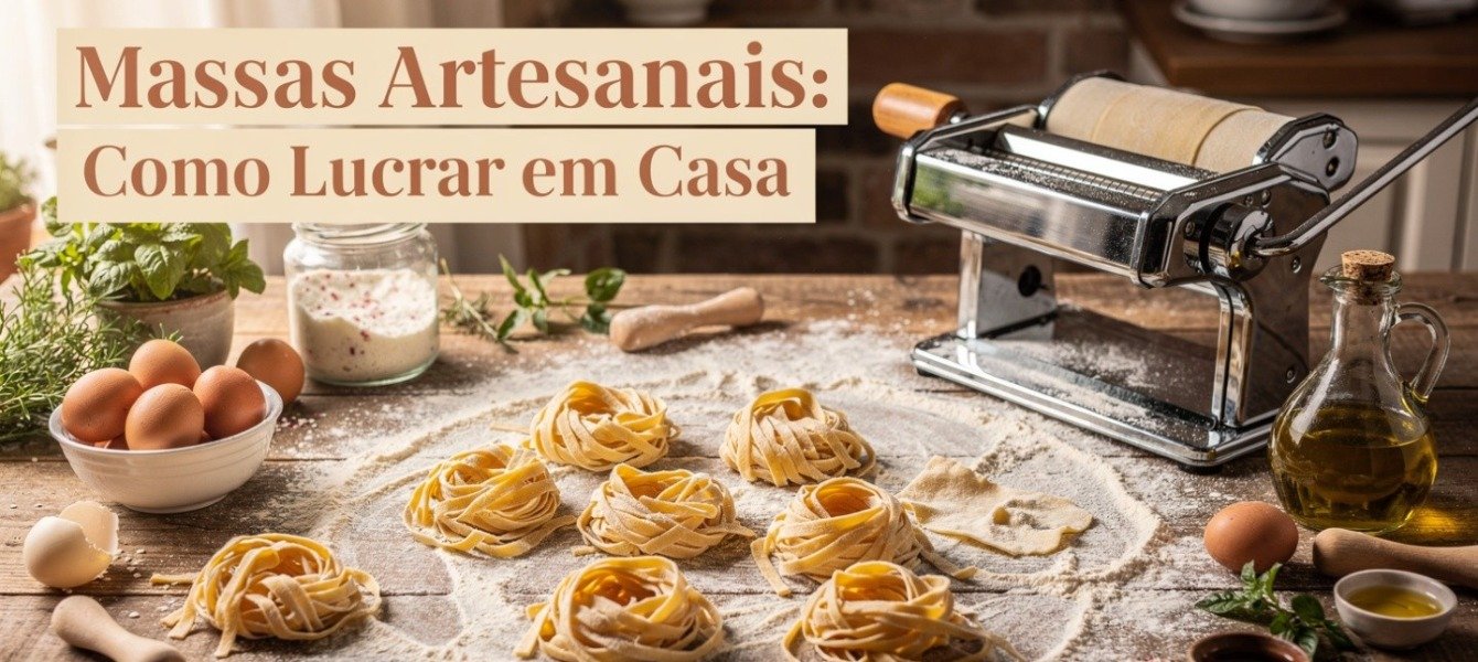 Massas Artesanais: Como Lucrar em Casa em 2026