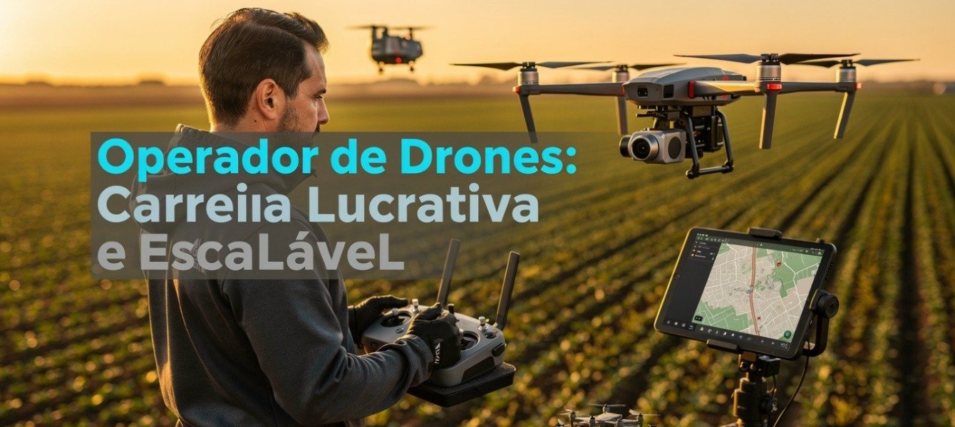 Operador de Drones: Carreira Lucrativa e Escalável 2026