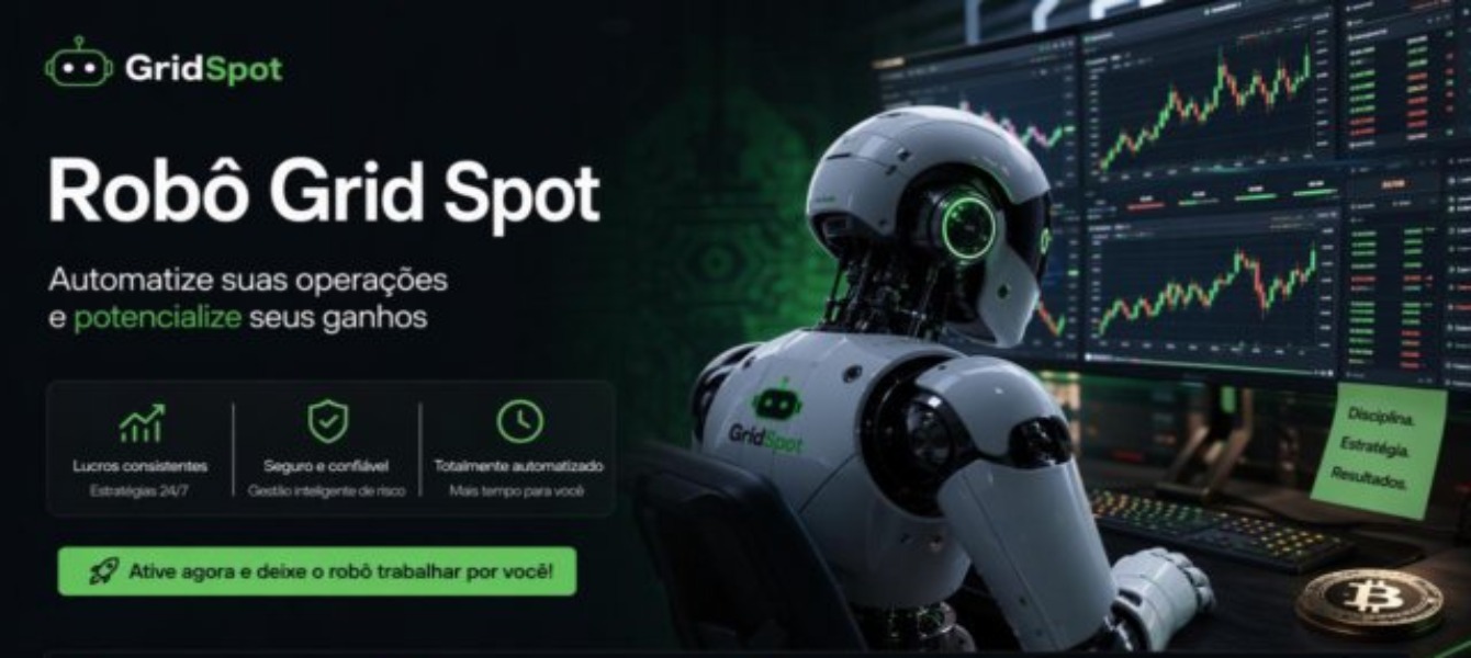 Robô Grid Spot: Ganhos Automatizados com Criptos 2026
