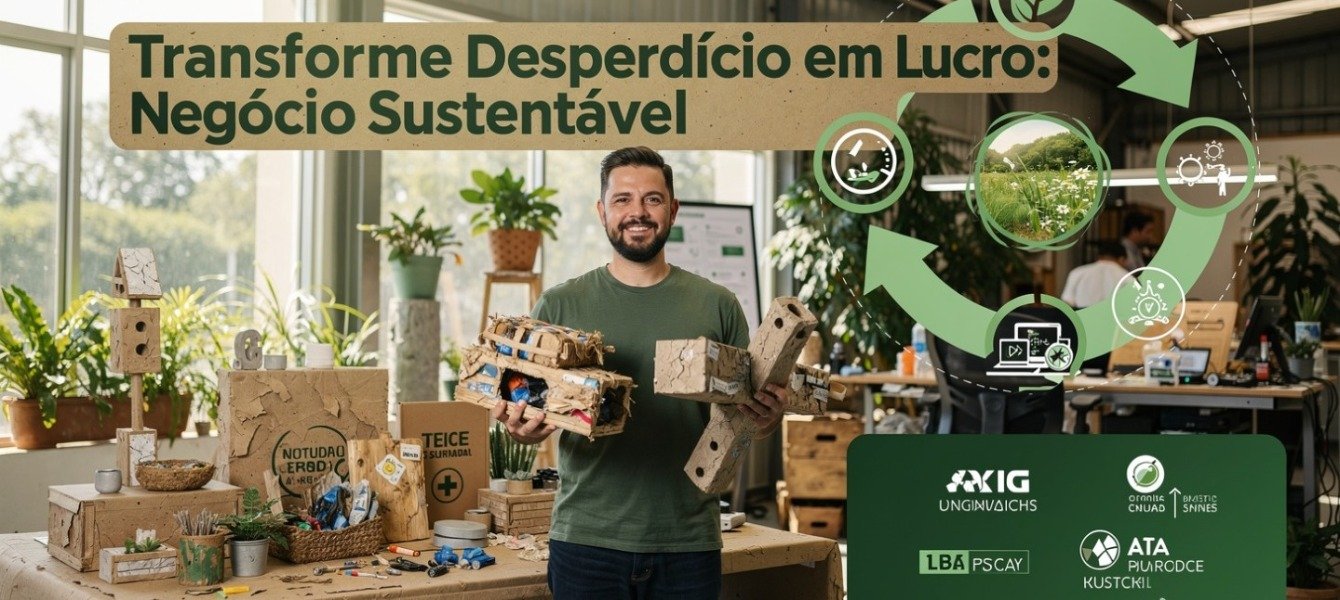 Transforme Desperdício em Lucro: Negócio Sustentável 2026