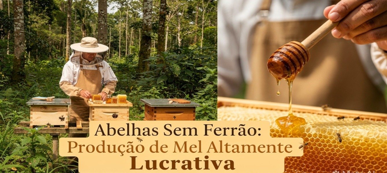 Abelhas Sem Ferrão: Produção de Mel Altamente Lucrativa 2026