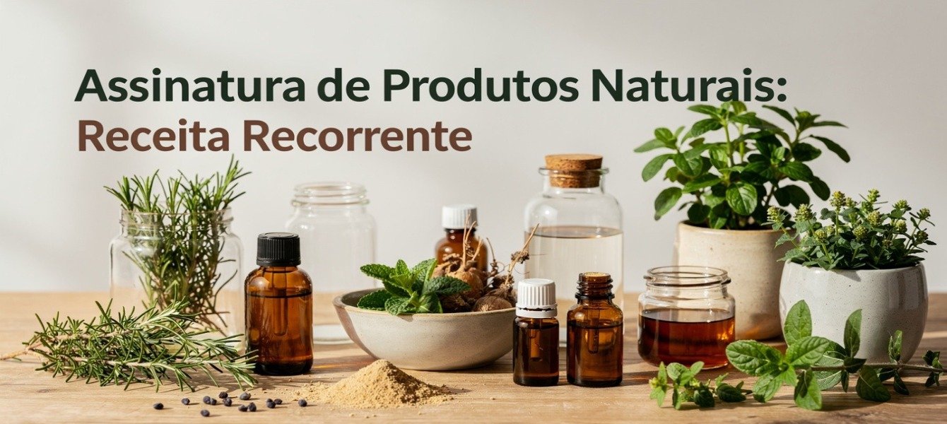 Assinatura de Produtos Naturais: Receita Recorrente
