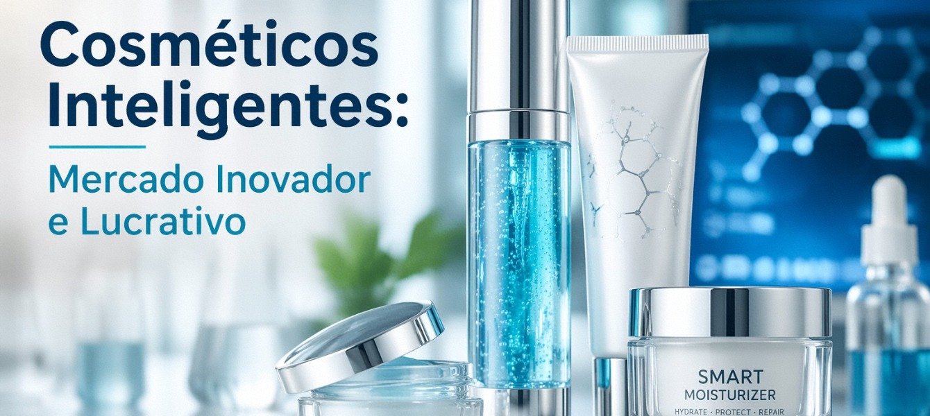 Cosméticos Inteligentes: Mercado Inovador e Lucrativo 2026
