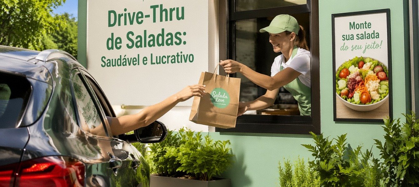 Drive-Thru de Saladas: Negócio Saudável e Lucrativo