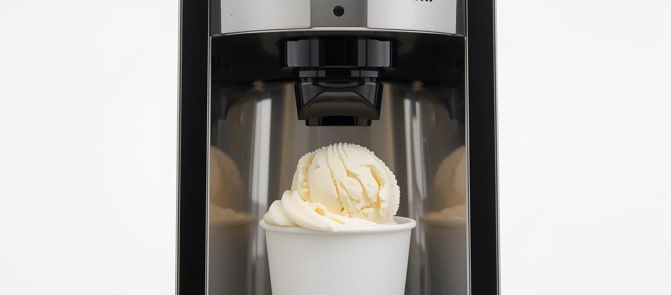 sorvete inteligente, automação alimentar, food tech, negócio rentável, franquia automatizada