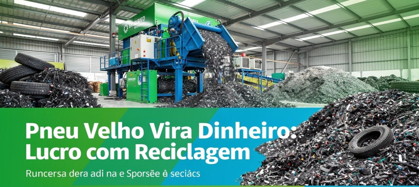 Trituradora de Pneus: Transforme Resíduos em Lucro