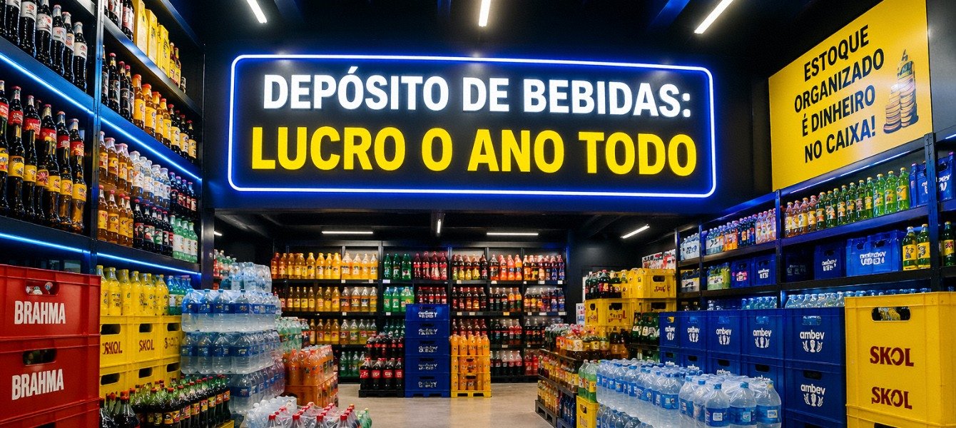 DEPÓSITO DE BEBIDAS: UM NEGÓCIO LUCRATIVO O ANO TODO
