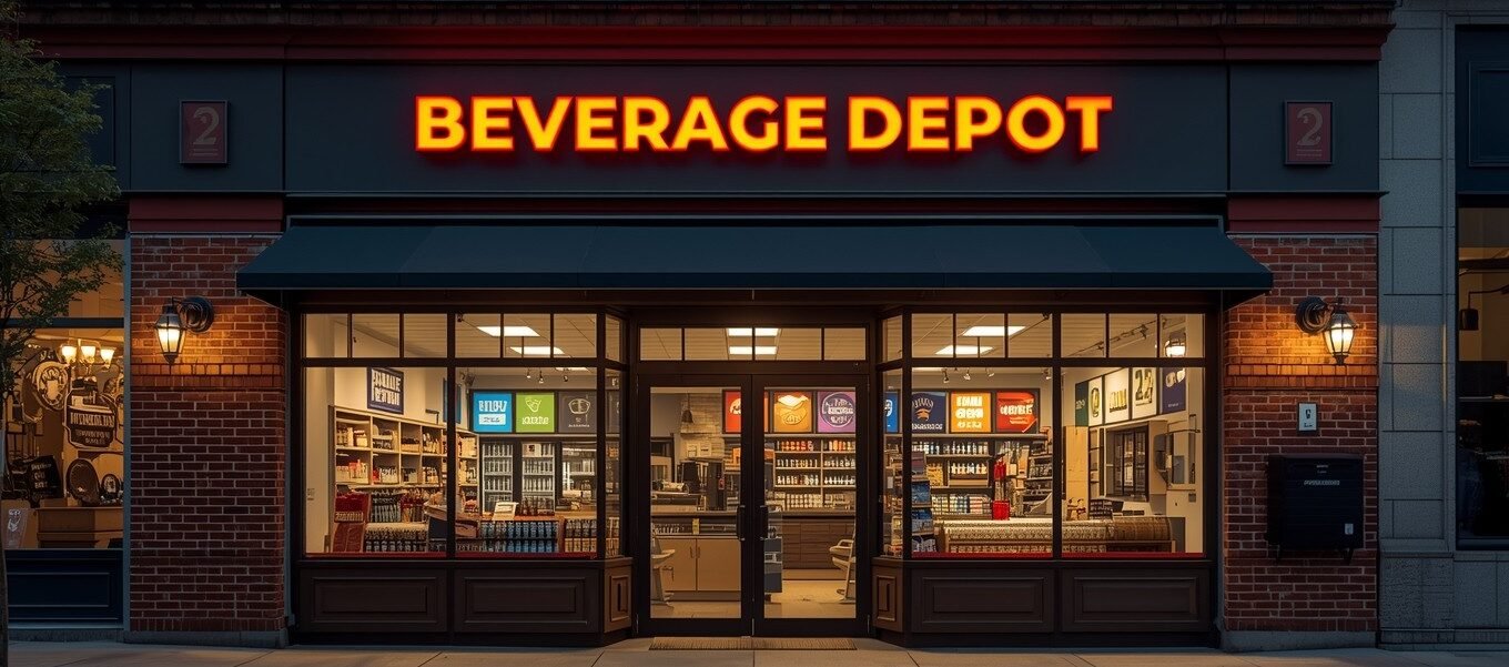 depósito de bebidas