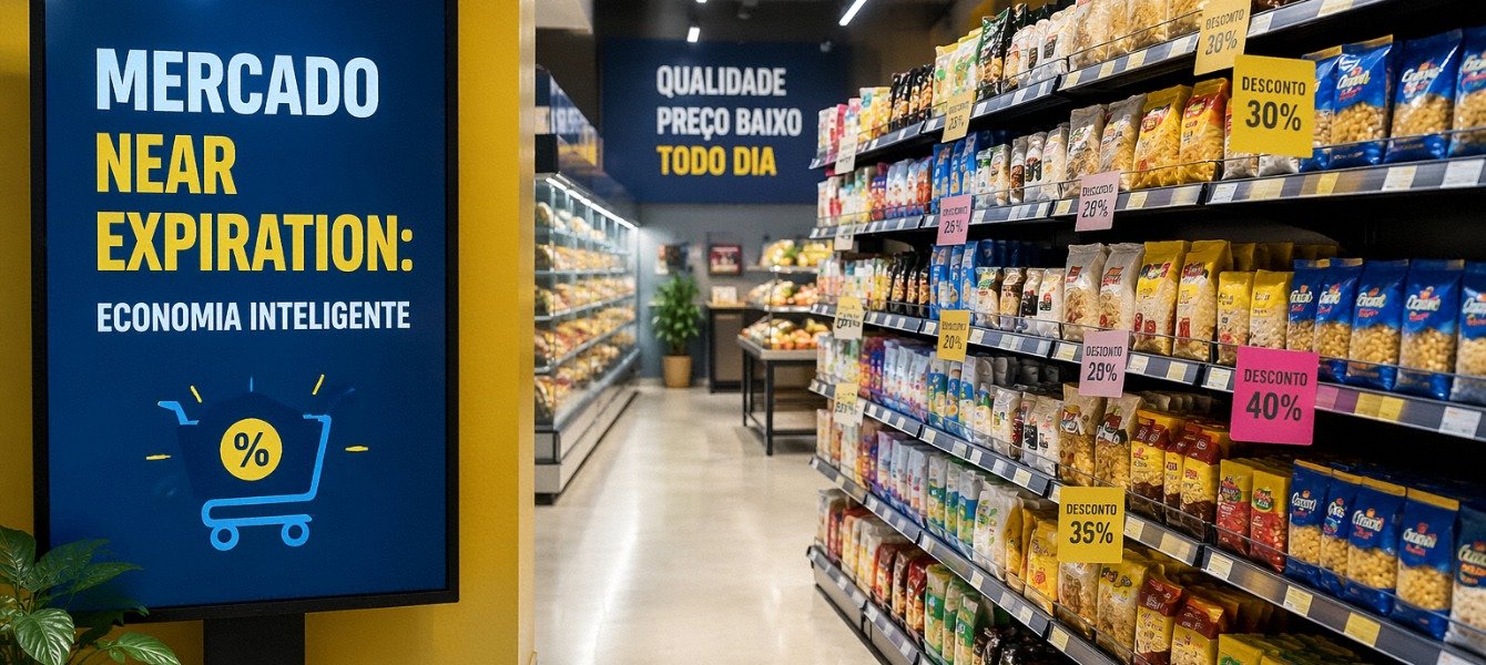Mercado “Near Expiration”: Descontos 30% a 70% 2026