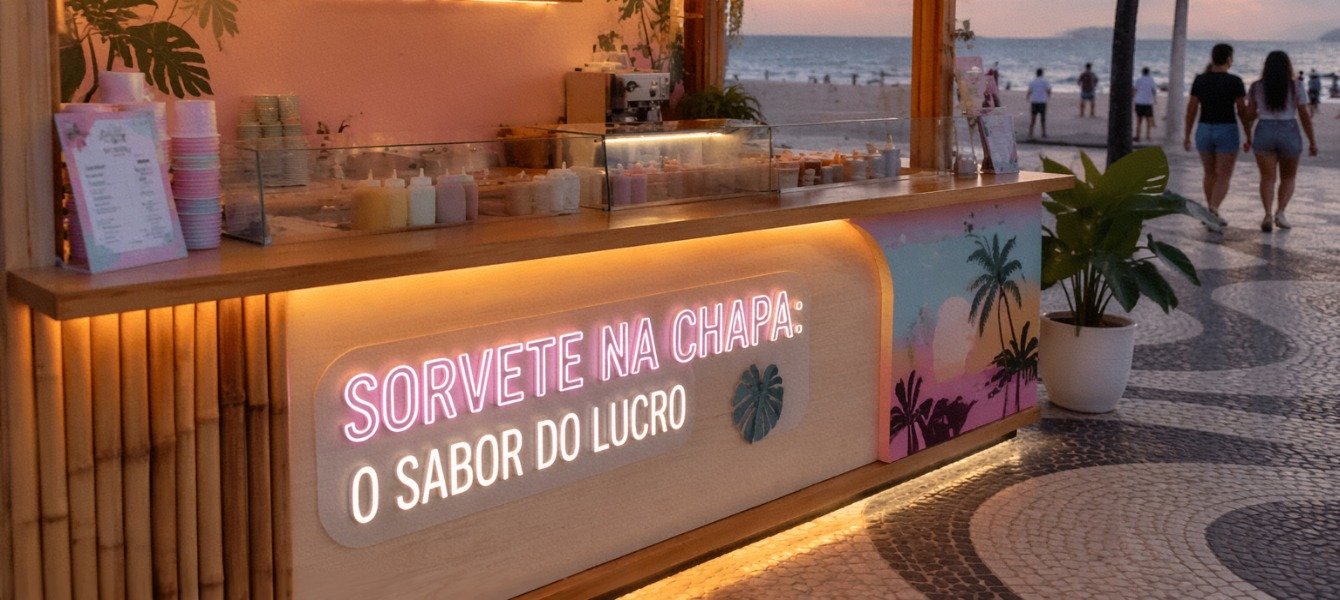 Sorvete na Chapa: Altamente Lucrativo em Qualquer Lugar 2026