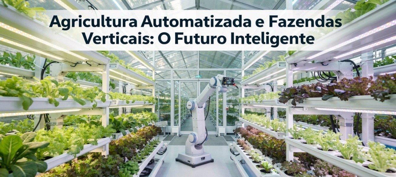 Agricultura Automatizada e Fazendas Verticais: O Futuro 2026