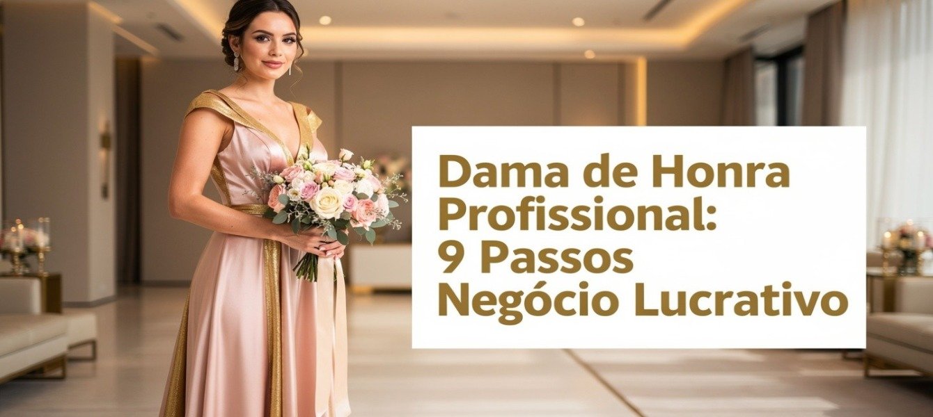 Dama de Honra Profissional: 9 Passos Negócio Lucrativo