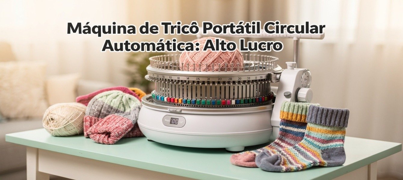 Máquina de Tricô Circular Automática: Alto Lucro 2026