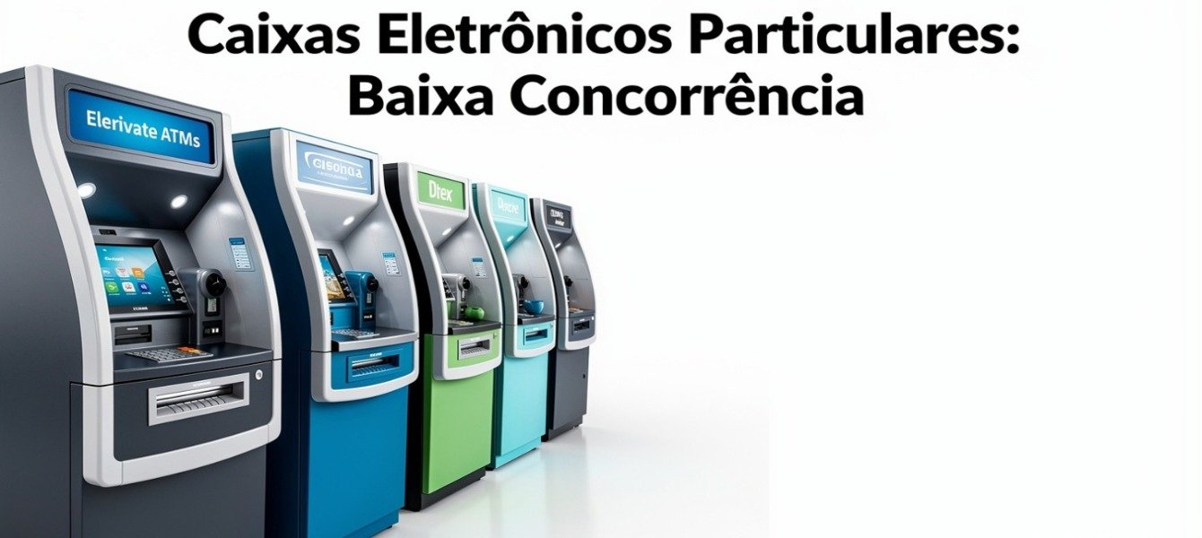 Caixas Eletrônicos Particulares: Baixa Concorrência 2026