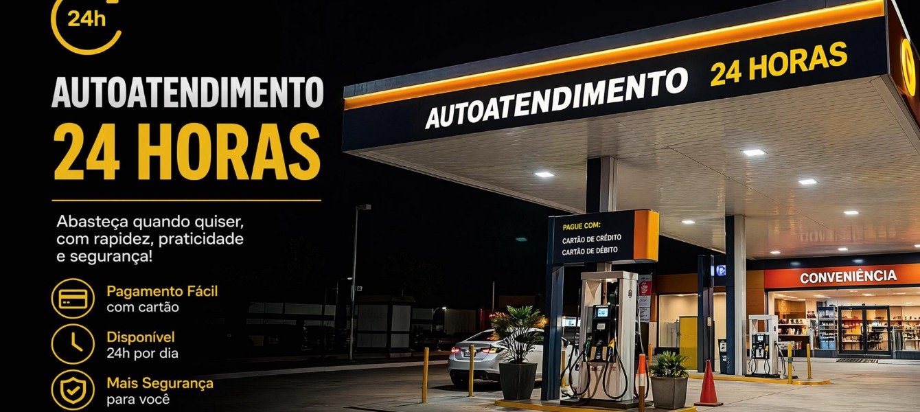 Postos de Gasolina de Autoatendimento 24 Horas