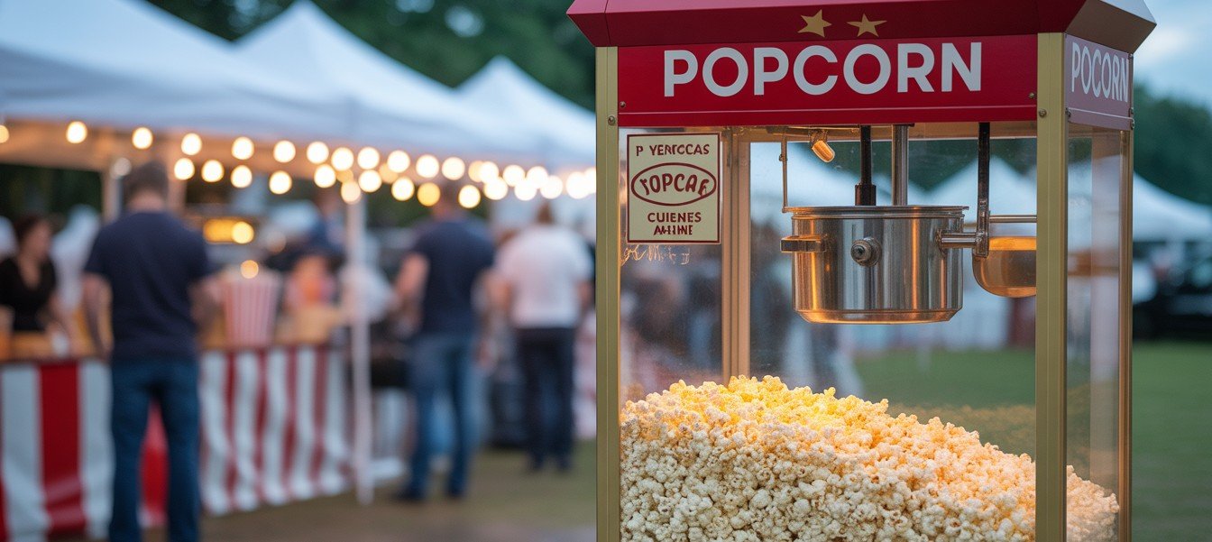 MÁQUINA DE PIPOCA COMERCIAL: COMO MONTAR UM NEGÓCIO LUCRATIVO EM EVENTOS, CINEMAS E FEIRAS