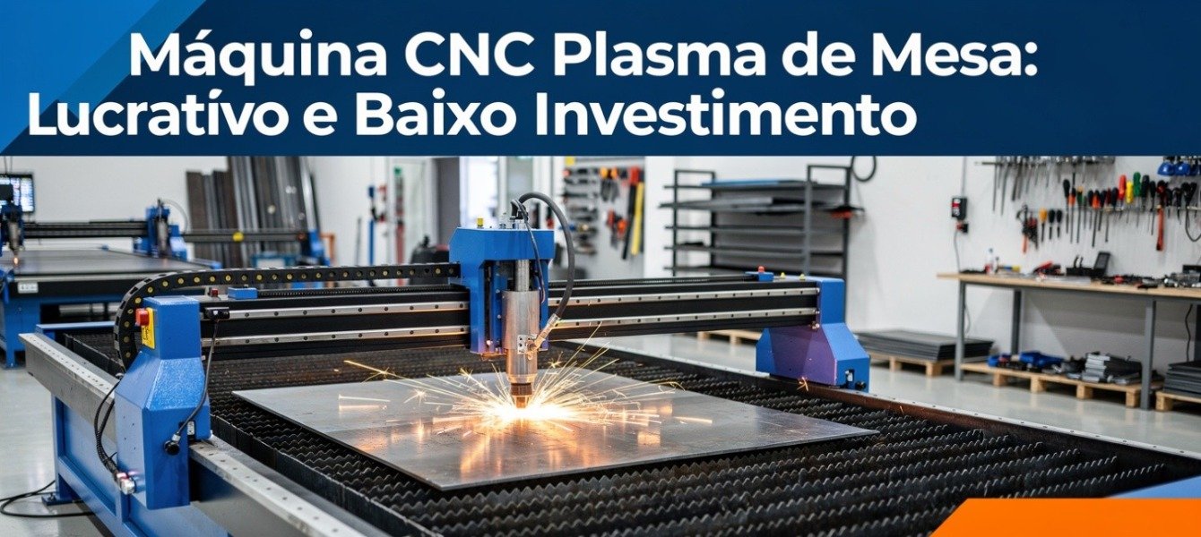 CNC Plasma de Mesa: Lucrativo e Baixo Investimento