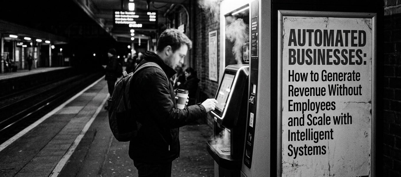 NEGÓCIOS AUTOMATIZADOS: COMO FATURAR SEM FUNCIONÁRIOS E ESCALAR COM SISTEMAS INTELIGENTES