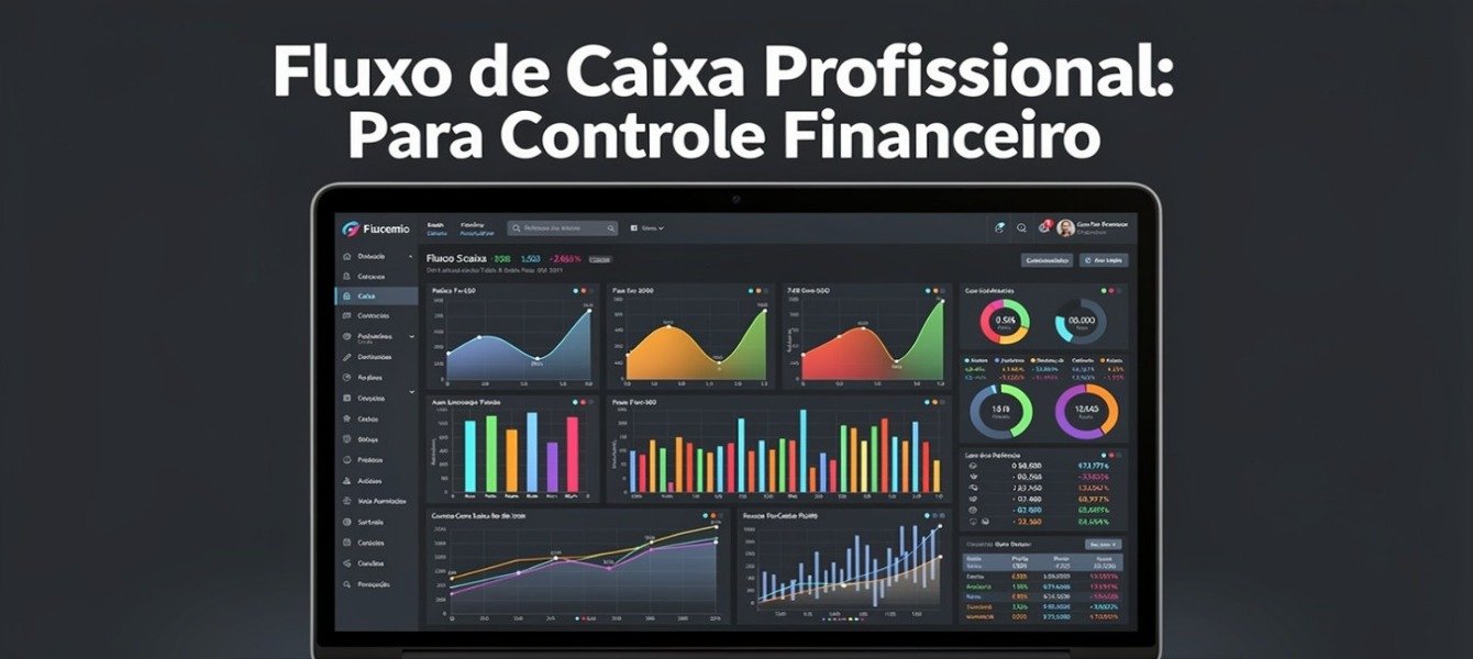 Fluxo de Caixa Profissional: Para Controle Financeiro