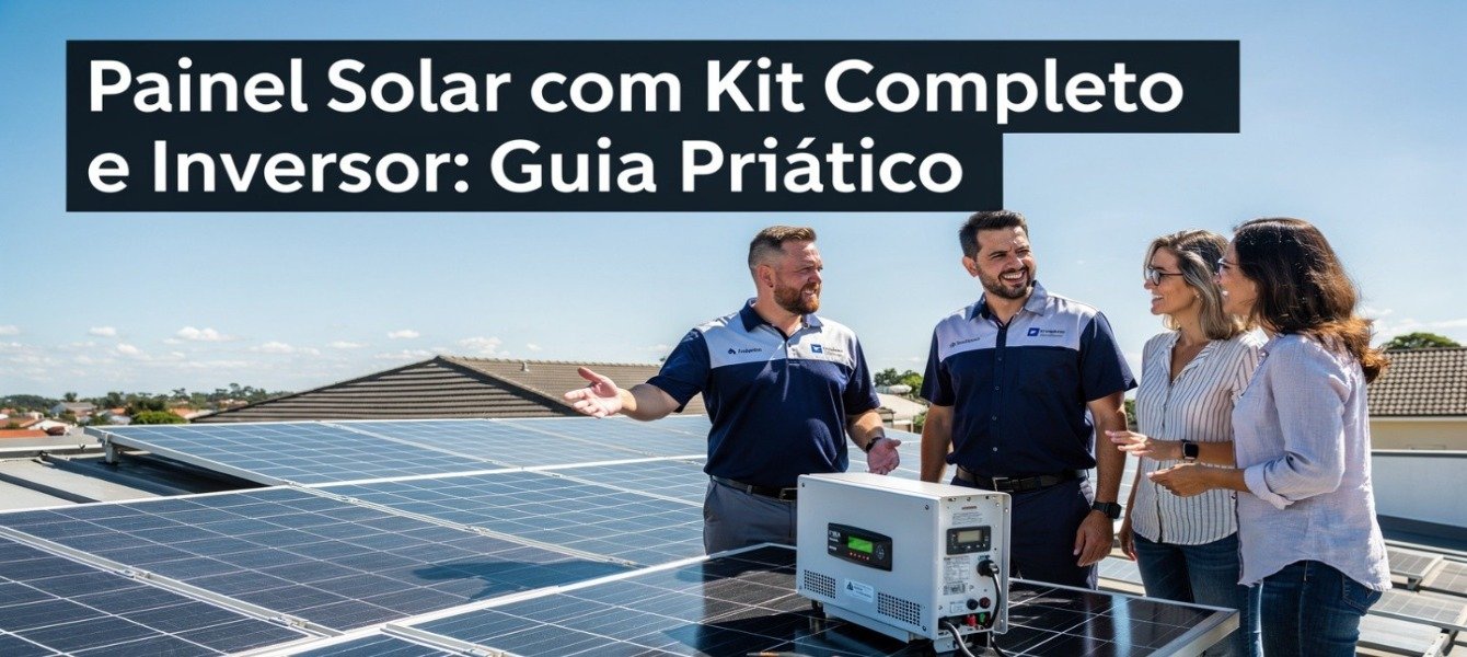 Painel Solar com Kit Completo e Inversor: Guia Prático