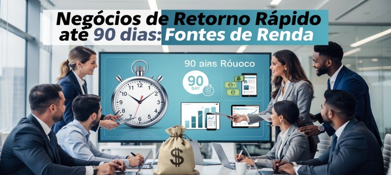 Negócios de Retorno Rápido até 90 dias: Fontes de Renda 2026
