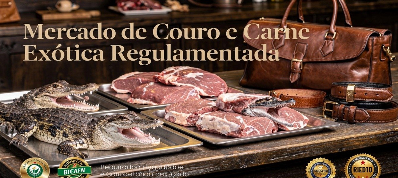 Mercado de Couro e Carne Exótica Regulamentada 2026
