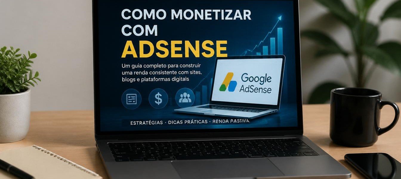 Como Monetizar com AdSense: Guia Completo para Construir uma Renda Consistente com Sites, Blogs e Conteúdo Digital em 2026
