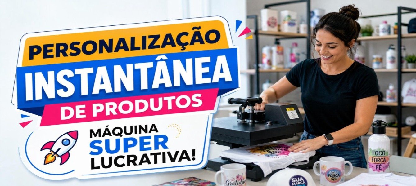 Personalização Instantânea de Produtos: Máquina 2026