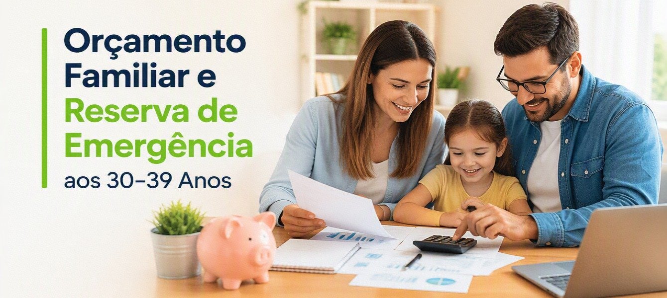 Orçamento Familiar e Reserva de Emergência aos 30–39 Anos